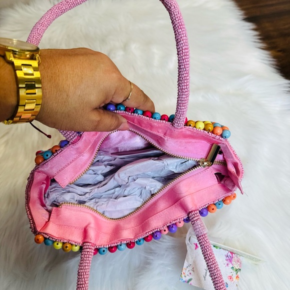 T.J.Maxx Multicolor Beaded Shoulder Bag - Picture 2 of 4